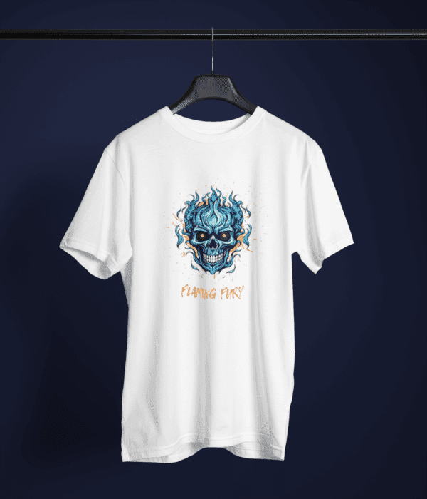 Premium Cotton Printed Unisex White T-Shirt