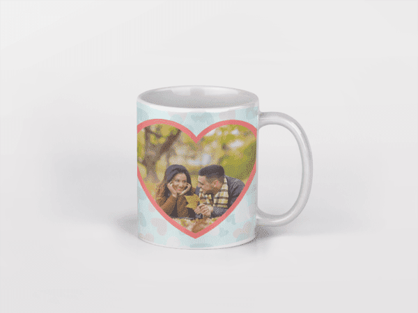 Customized Coffee Mug | Heart Love Couple