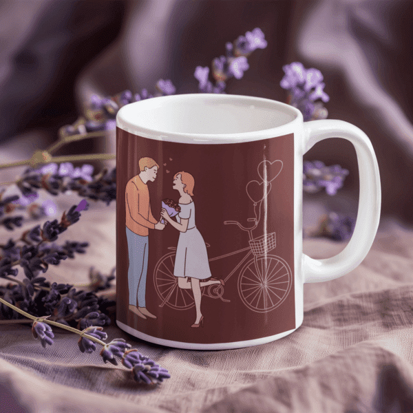 Valentine Day Couple Gift Ceramic Coffee Mug