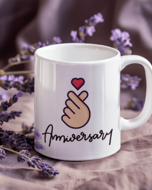 Happy Anniversary Ceramic Coffee Mug