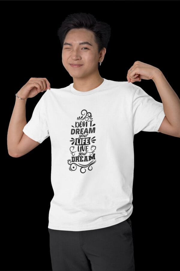 Cotton Blend Printed T-Shirt | Dream