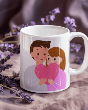 Valentine Day Couple Gift Ceramic Coffee Mug