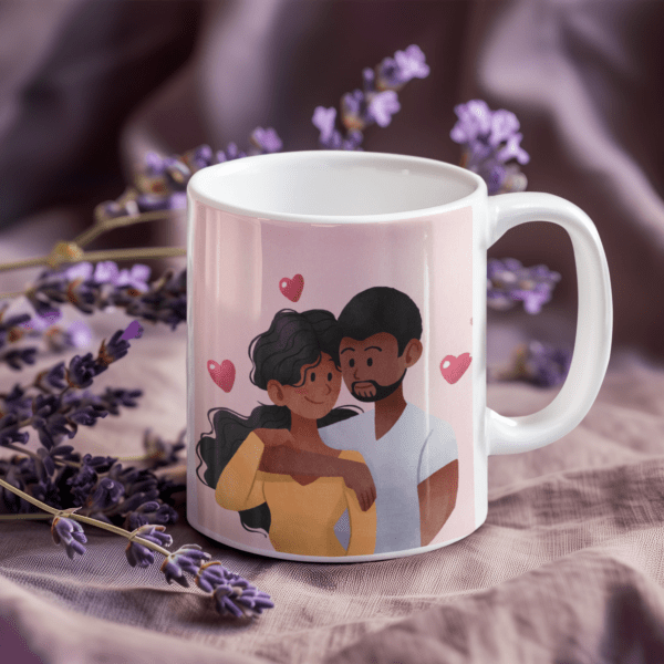 Valentine Day Couple Gift Ceramic Coffee Mug
