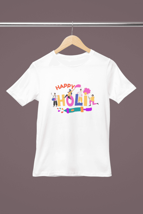 Holi T-Shirt – Vibrant Festival Wear, Quick-Dry & Breathable | Unisex