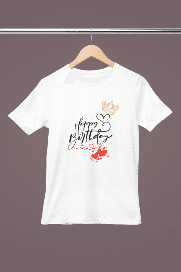 Custom Design T-Shirt, Quick-Dry & Breathable | Unisex | Happy Birthday