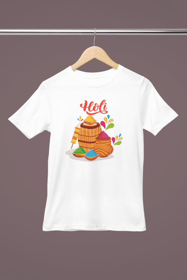 Holi T-Shirt – Vibrant Festival Wear, Quick-Dry & Breathable | Unisex