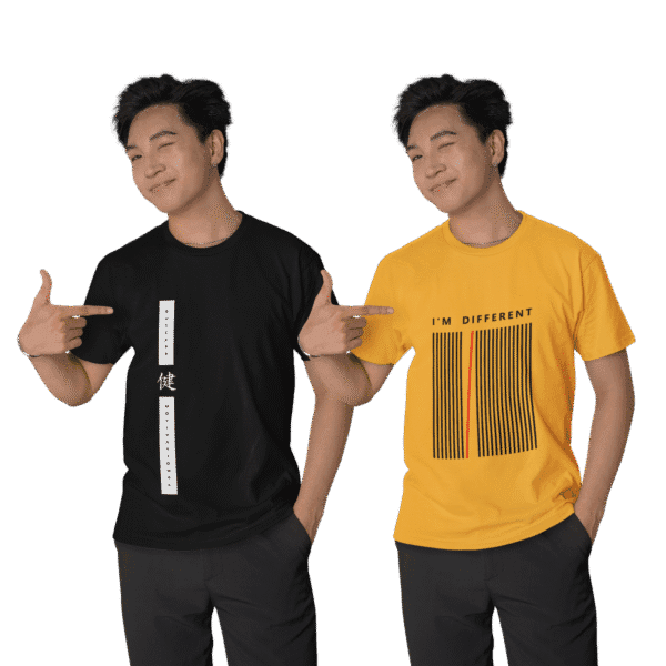 Cotton Blend Printed T-Shirt | Pack of 2 COMBO