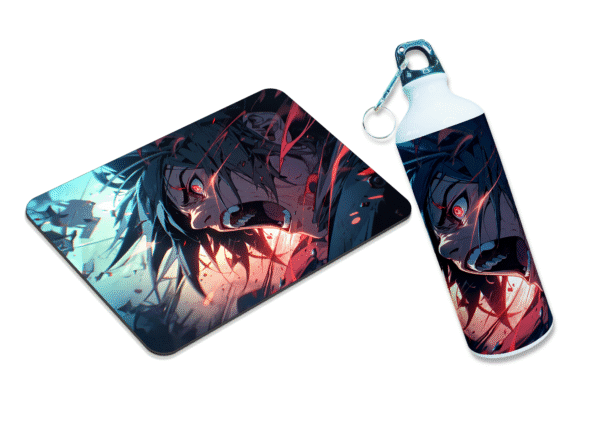 Sipper Water Bottle & Mouse Pad Combo| Manga