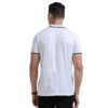 White dotcell polo branded Casual & Comfortable mens with Stylish Collar with White & Black Tipping tshirt for man,