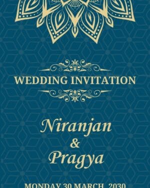 Save The Date Wedding Invitation Video Customized