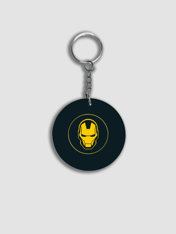 Iron Man Customized Printed Key Chain