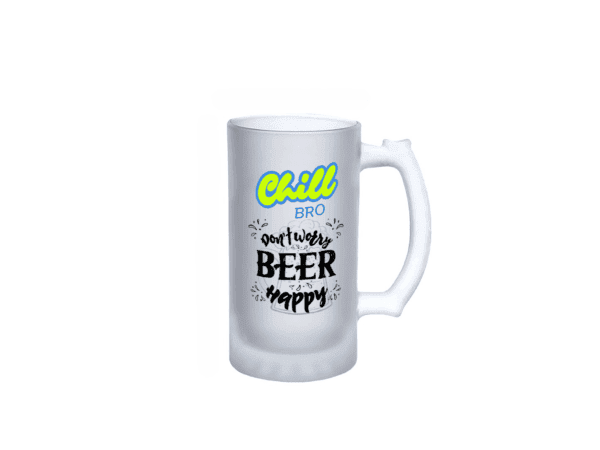 Frosted Beer Mug – Premium Quality with Personalized Name