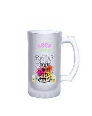 Frosted Beer Mug – Premium Quality with Personalized Name