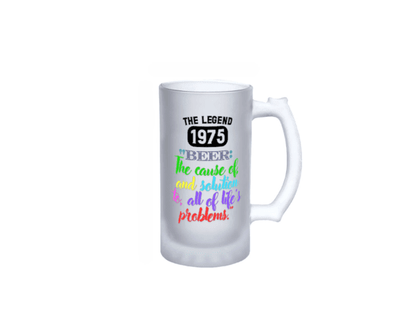 Frosted Beer Mug – Premium Quality with Personalized Name