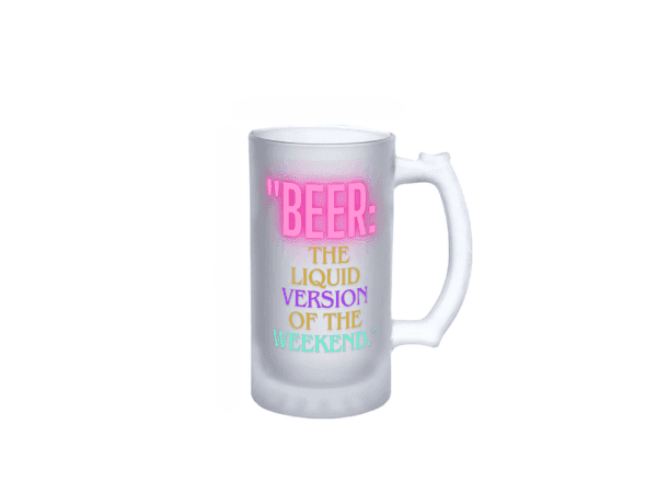 Frosted Beer Mug – Premium Quality with Personalized Name