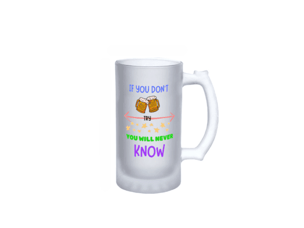 Frosted Beer Mug – Premium Quality with Personalized Name