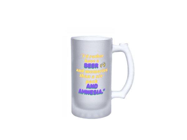 Frosted Beer Mug – Premium Quality with Personalized Name