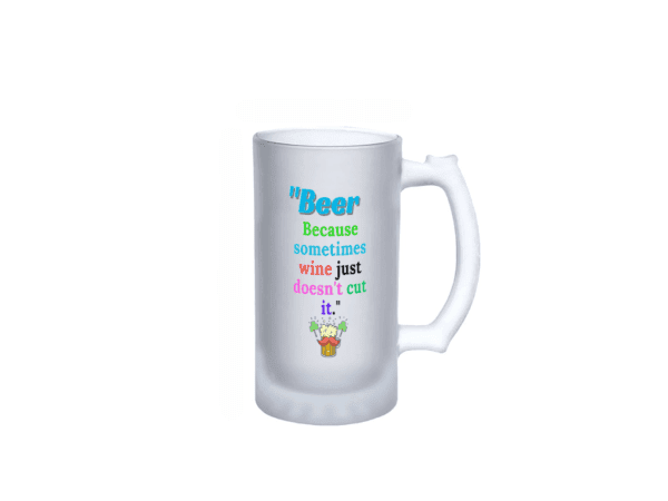 Frosted Beer Mug – Premium Quality with Personalized Name
