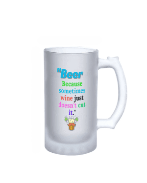 Frosted Beer Mug – Premium Quality with Personalized Name