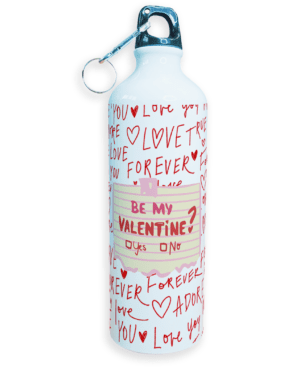 Valentine Gift | Sipper Water Bottle | High Quality Sports Metal & Lightweight | Valentine Gift