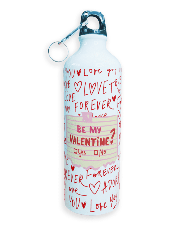 Valentine Gift | Sipper Water Bottle | High Quality Sports Metal & Lightweight | Valentine Gift
