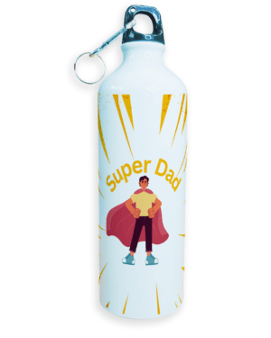 Super Dad | Sipper Water Bottle | High Quality Sports Metal & Lightweight