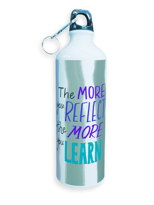 Sipper Water Bottle | High Quality Sports Metal & Lightweight | Reflect More