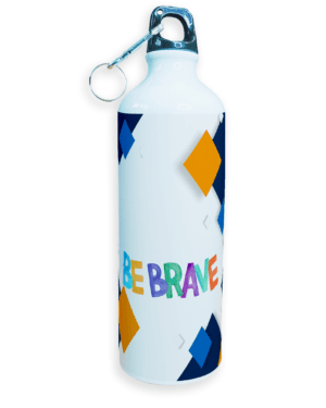 Sipper Water Bottle | High Quality Sports Metal & Lightweight | Be Brave