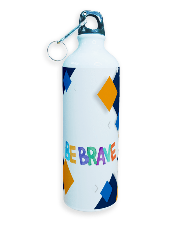 Sipper Water Bottle | High Quality Sports Metal & Lightweight | Be Brave