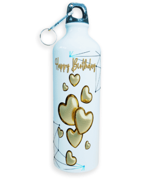 Happy Birthday Gift | Sipper Water Bottle | High Quality Sports Metal & Lightweight | Customized Name Free