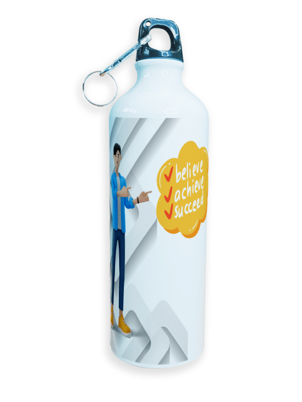Sipper Water Bottle | High Quality Sports Metal & Lightweight | Believe