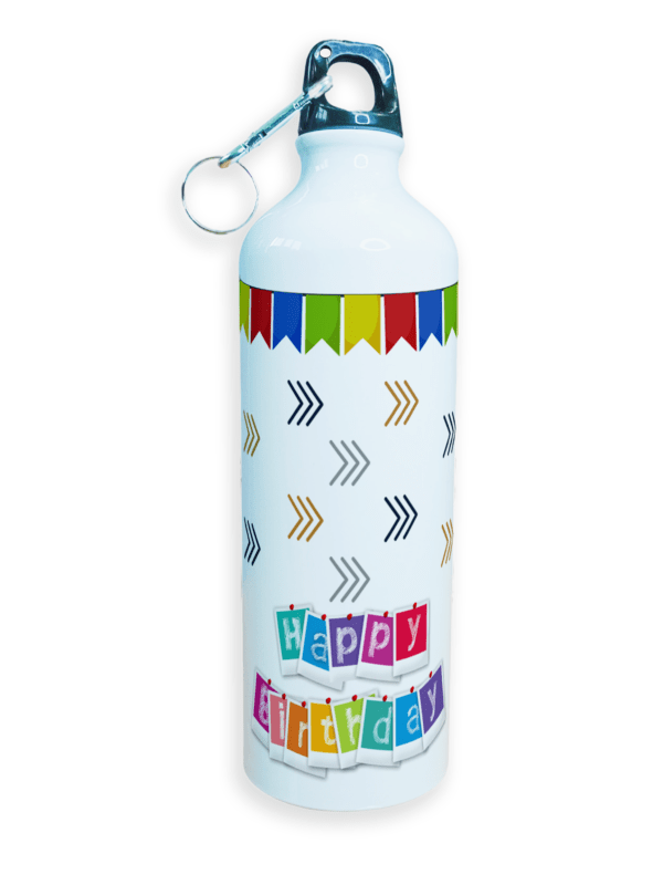 Sipper Water Bottle | High Quality Sports Metal & Lightweight | Happy Birthday Gift
