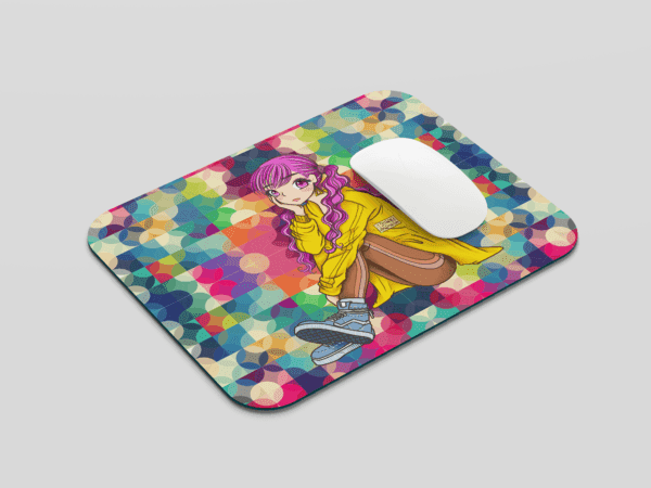 Mouse Pad Girl Character