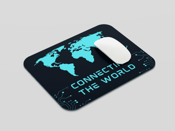 Mouse Pad Connecting World | Gaming Pad Anti-Slip Base | High Durability