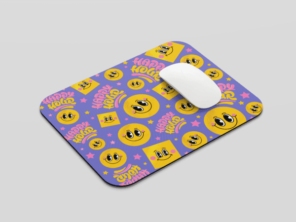 Mouse Pad Stay Happy| Gaming Pad Anti-Slip Base | High Durability