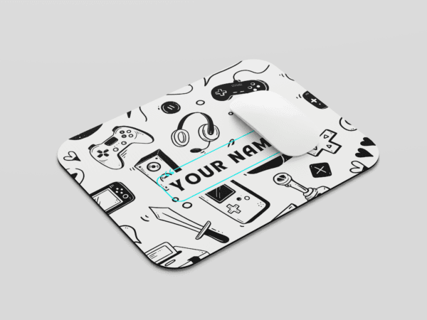 Customized Name Mouse Pad | Gaming Pad Anti-Slip Base | High Durability
