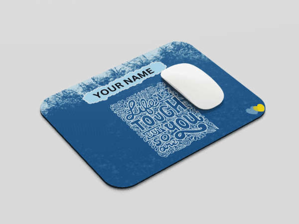 Customized Name Mouse Pad | Gaming Pad Anti-Slip Base | High Durability