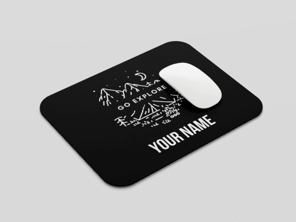 Customized Name Mouse Pad | Gaming Pad Anti-Slip Base | High Durability
