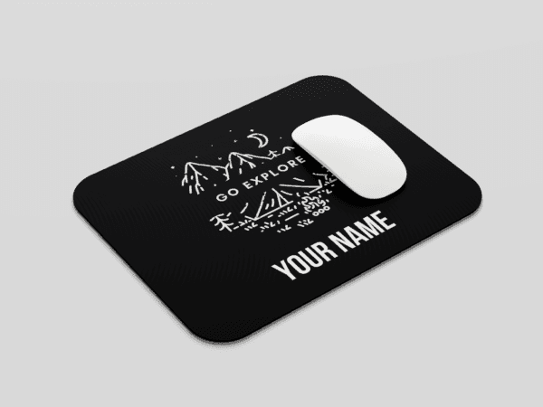 Customized Name Mouse Pad | Gaming Pad Anti-Slip Base | High Durability