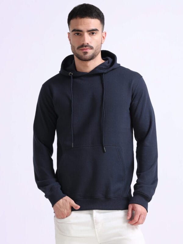 Hoodie Navy Blue | Soft & Durable | everyday wear, casual looks, and athleisure outfits | Unisex