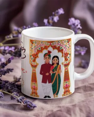 Happy Muslim Wedding Gift Ceramic Coffee Mug - Xfalcon